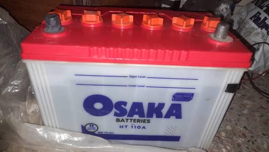 Osaka Ht 110a 70ah 11 plate battery  ha urgent sale munasib qimat