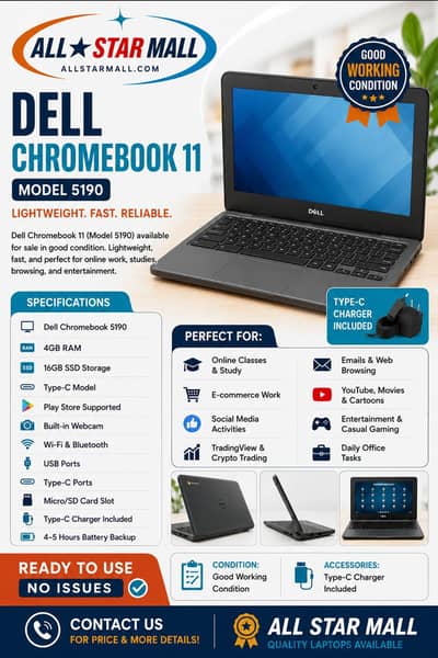 Chromebook Laptop Also Available Touch Screen