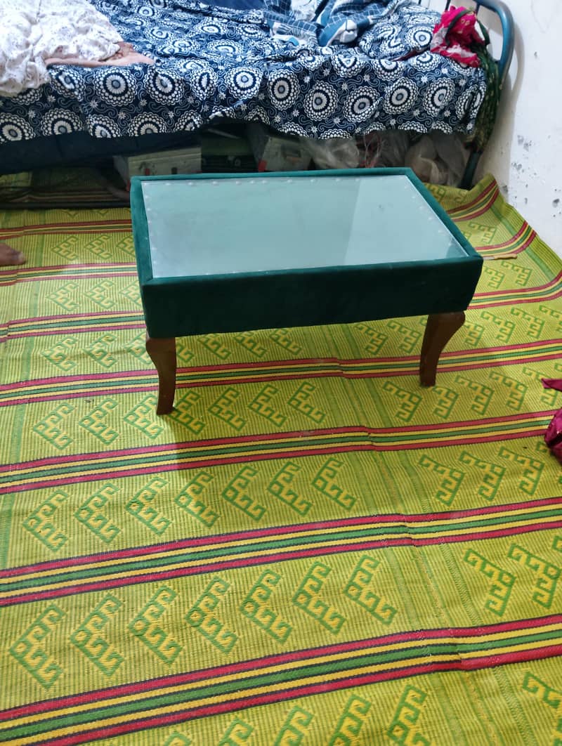 2 sofa set one table 2