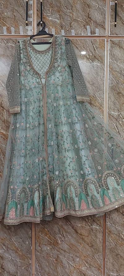 2 piece weeding dress | chifon dress for sale | embroidered dress