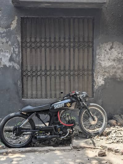 Fully Modified 70 convert into caferacer 110cc