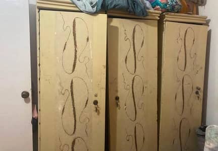 3 Tall cupboards