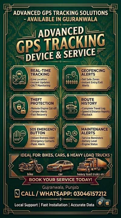 Tracker Installation For bikes Cars HTV