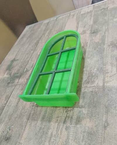 Premium Quality Decorative Cage Accessory – Arched Green Design