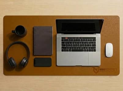 Leather Desk Pad – Multifunctional Laptop, Writing & Gaming Mat with