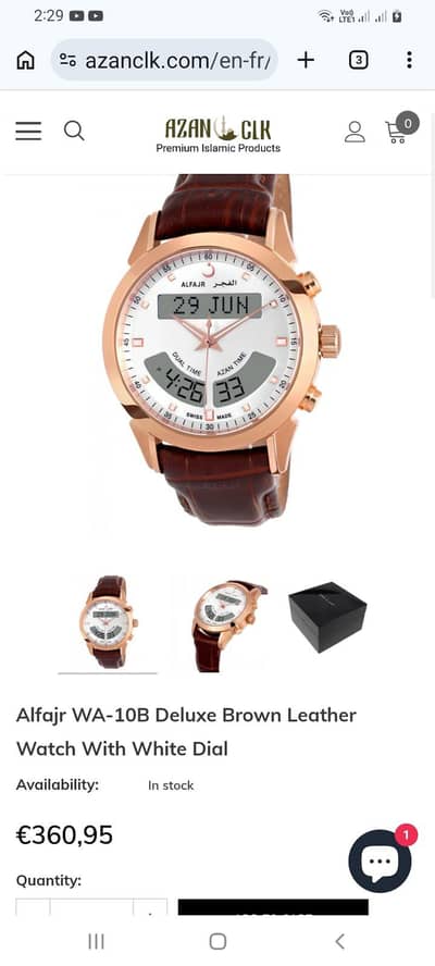 Al Fajr men watch