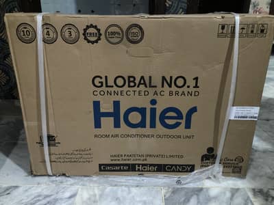 Haier inverter ac 1 ton new box pack