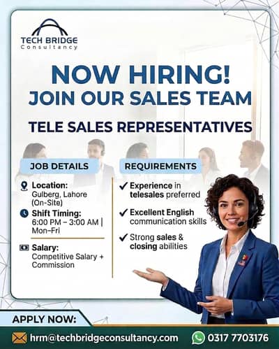 Tele Sales Representatives