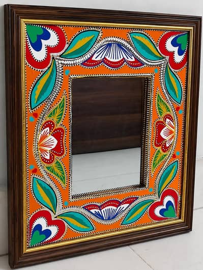 Truck art design mirror frame or painting frame