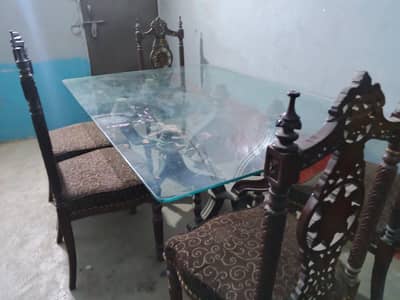 six sitting dinning table