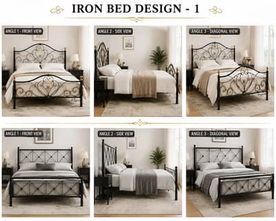 Modern Luxury Iron Bed