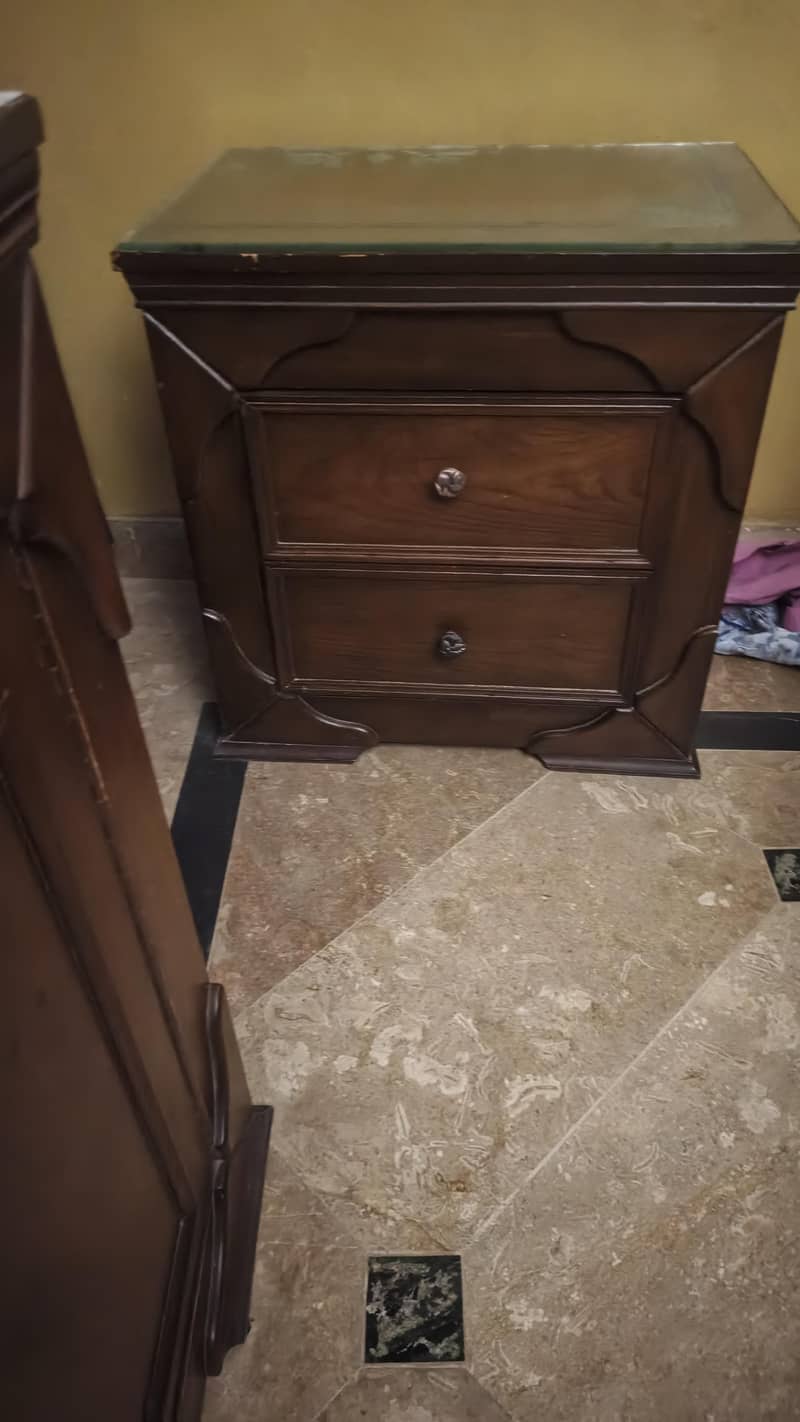 Bed & Side Table and Dressing Table 1