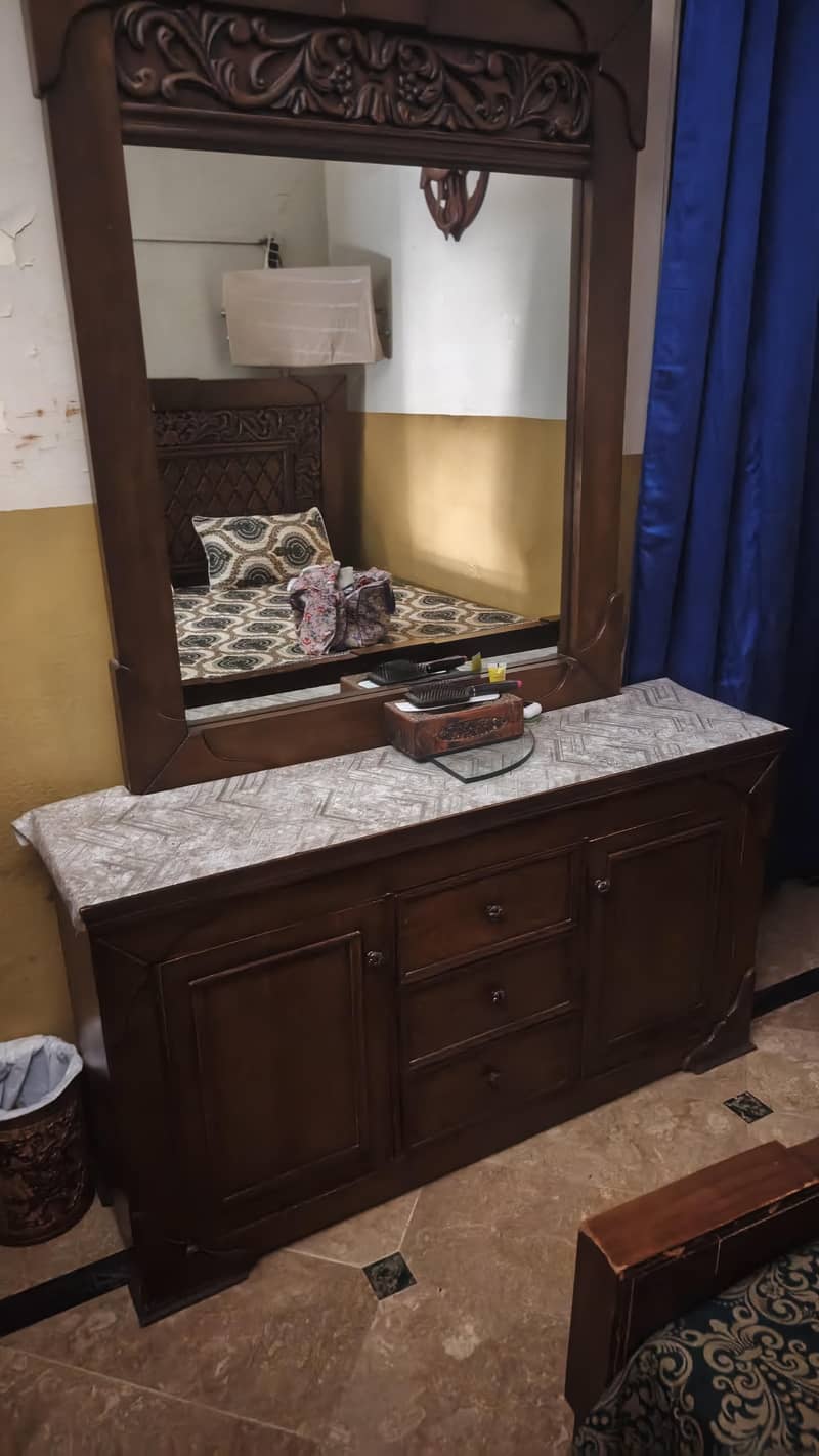 Bed & Side Table and Dressing Table 2