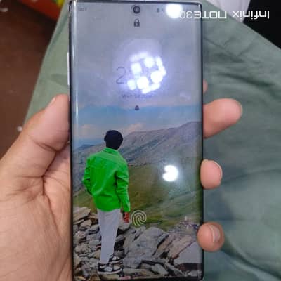 samsung note 10 plus all ok Front corner and back damge