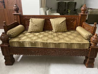 Solid Sheesham Wood Sofa Set