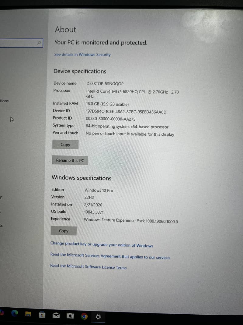 Dell model 7710 4