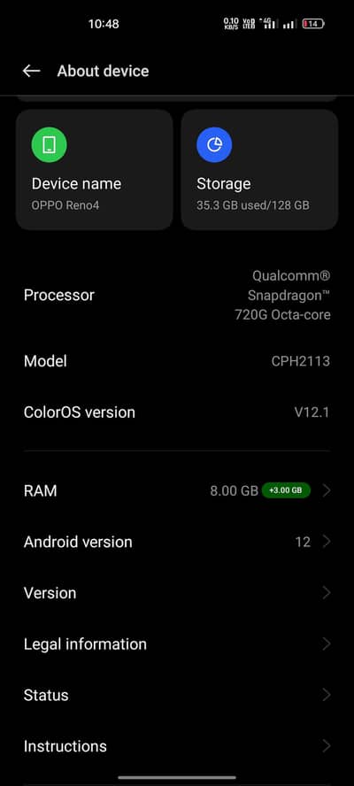 OPPO Reno 4