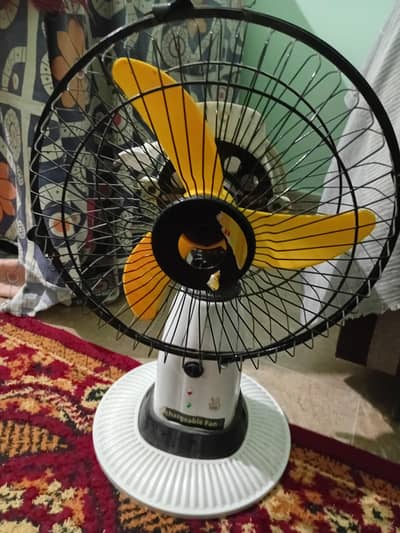 rechaging fan