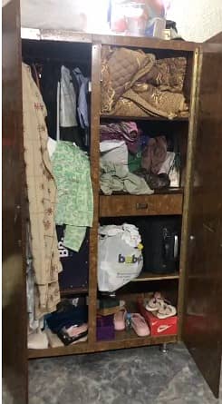 Premium Wooden Wardrobe / Cupboard – Double Door | Strong & Stylish