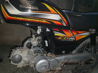 Honda CD 70 conditions 10 by 10 original parts