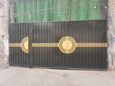 Main gate 11 ft large and 3.5 ft small grill 4*15