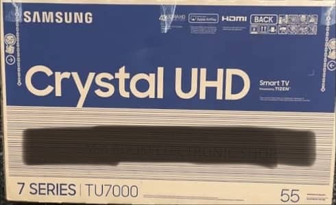Samsung LED 55 Inches  Crystal UHD 4K Smart LED