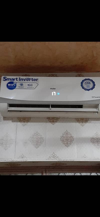 Haier 1 ton DC inverter ac (compresser 100% ok) condition  ok