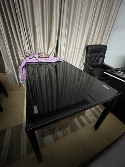 Dining table with chairs