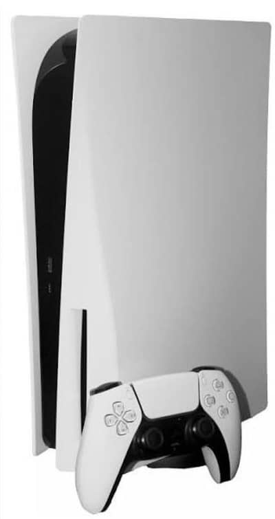 Gaming ps 5 with 2 controller