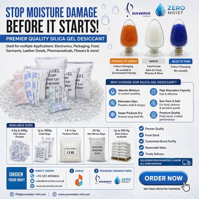 Silica gel stock for sale - Silica Packet price - Blue & orange silica