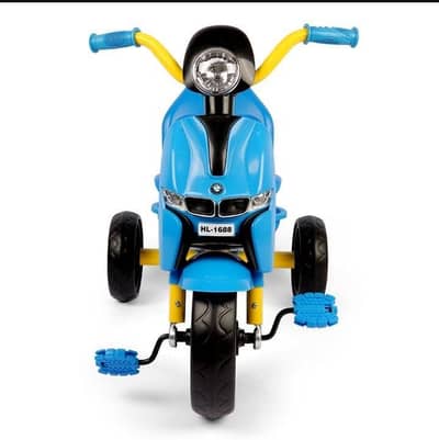 Blue BMW kids Tricycle With Lighting