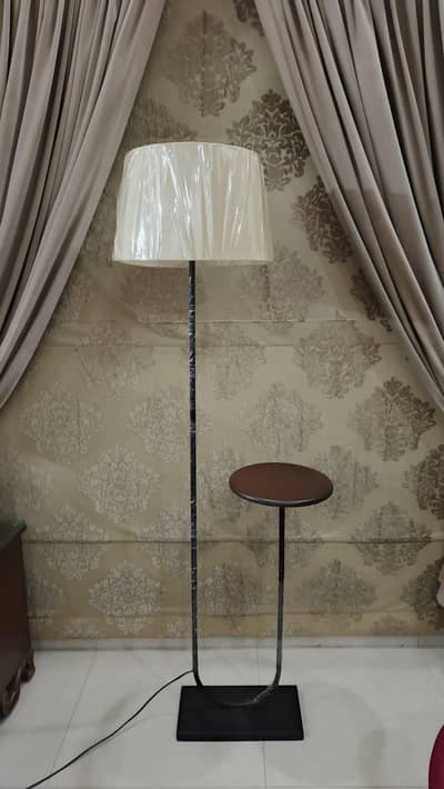 metal floor lamp