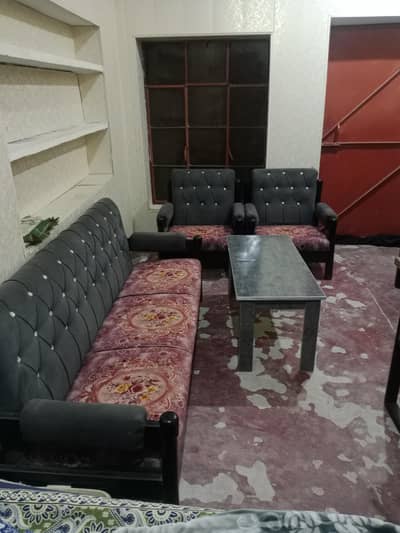 Pure wooden 5 Seater Sofa set 03198898344