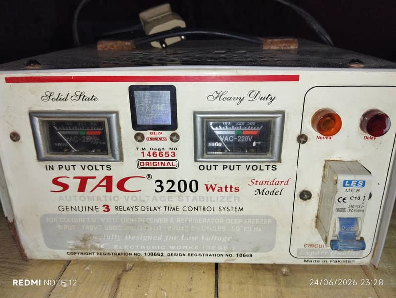 stac stabilizer automatic 0
