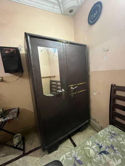 Iron Almari for Sale / Lohe ki Double Door Almari with Mirror