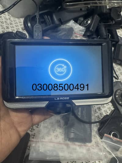 Larose Japanese used 360 Dash cam drive recorder car dvr 4 Channel GPS