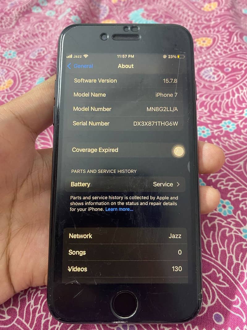 Iphone 7 32GB PTA approved 5
