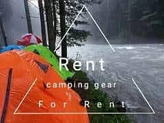 Camping Gear on rent parachute tent