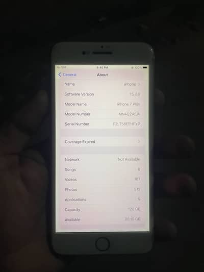 Apple iPhone 7 plus pta proved