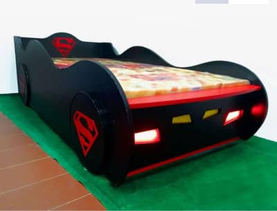 Superman bed with built in lights