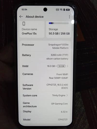 One Plus 13s Non pta
