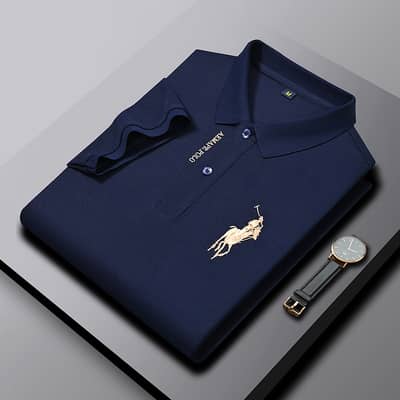 Men Navy Polo Shirts