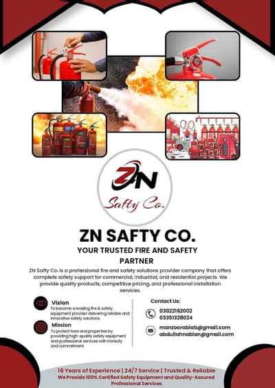 Fire Extinguisher Cylinders Riffling and new Available at ZN Safty Co.