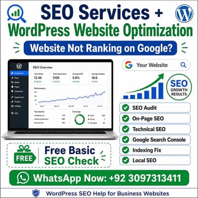 SEO Services + WordPress Website Optimization
