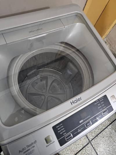 haier automatics 9kg machine