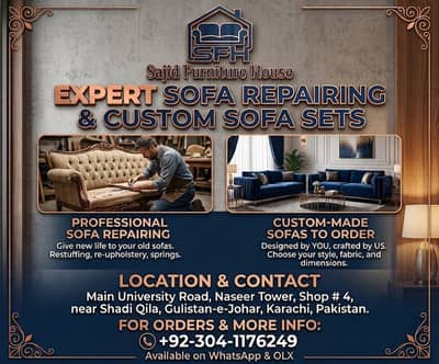 Sofa Repair in Karachi  Sofa Repairing Shop near me  Best Sofa Repair