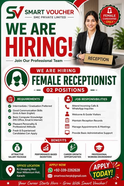 Office Receptionist