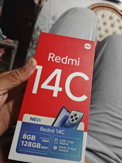Redmi 14C box and mobile 4/128
