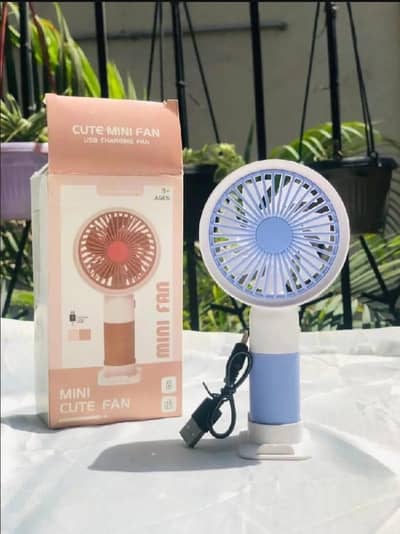Portable Rechargeable Fan Pink Sanrio Characters Designi