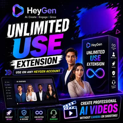 HEYGEN EXTENSION UNLIMITED VIDEOS